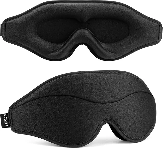 Reliable Sleep Mask - Total Blackout 3D Sleeping Mask Super Lightweight Silky Soft Premium