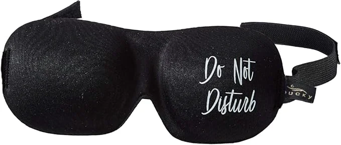 Soft Bucky Ultralight Comfortable Contoured Travel and Sleep Eye Mask Do Not Disturb Secure