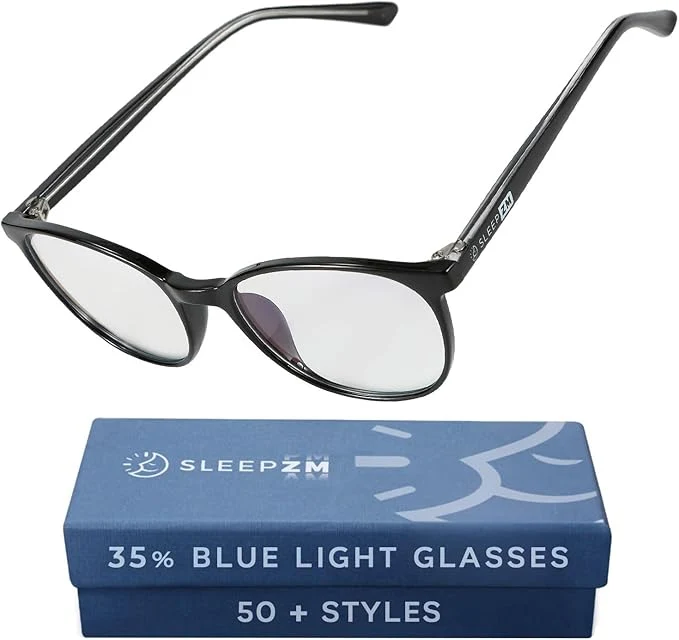 Stylish Sleep ZM Blue Light Blocking Light Sensitivity Glasses Expertly Made
