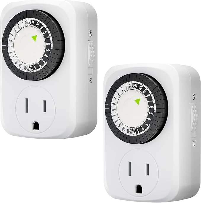 Superior HBN Indoor Mini 24-Hour Mechanical Outlet Timer Verified