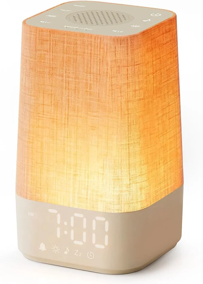 Casual 10-60 Mins Simulate Sunrise Alarm Clock Gentle Wake Up Light Adjustable Selected