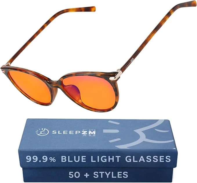 Outstanding Sleep ZM Blue Light Blocking Light Sensitivity Glasses Contemporary
