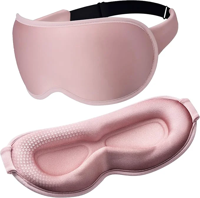 Reliable Weighted Eye Masks for Sleep Women 3D Contoured Blackout Sleep Mask Clean