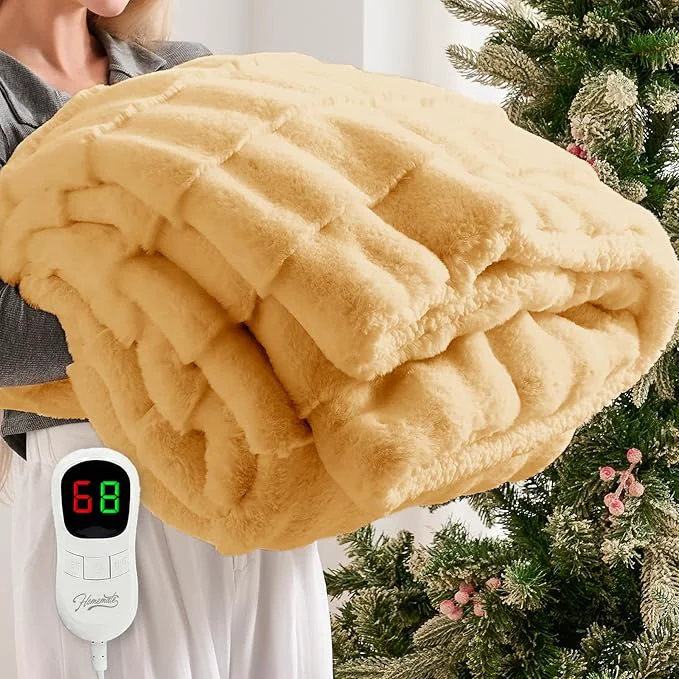 Verified Homemate Electric Heated Throw Blanket Optimized