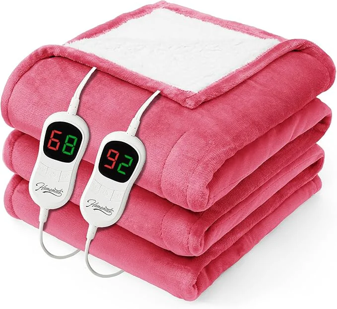 Excellent Homemate Electric Heated Blanket Queen Functional
