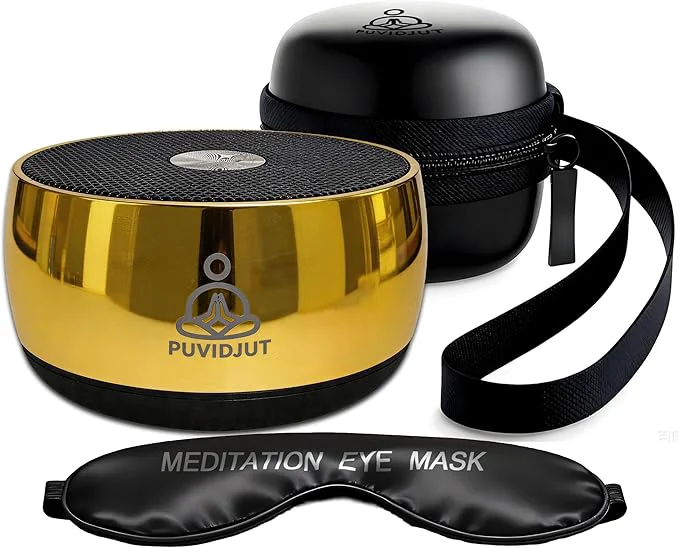 Carefully Designed Portable Electronic Tibetan Singing Bowl 4 Healing Frequencies Singing Bowl Consistent