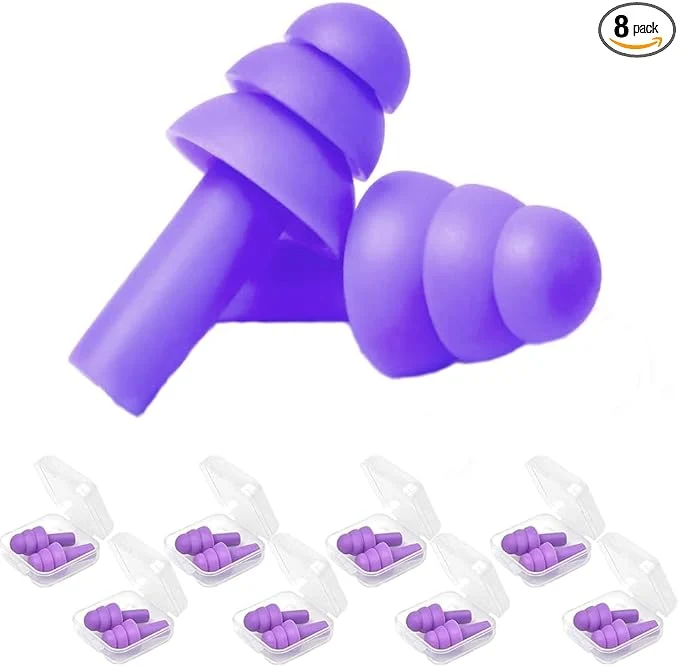 Exclusive Earplugs for Sleeping Noise Cancelling Reusable Ear Plugs– Super Soft Easy-to-Use
