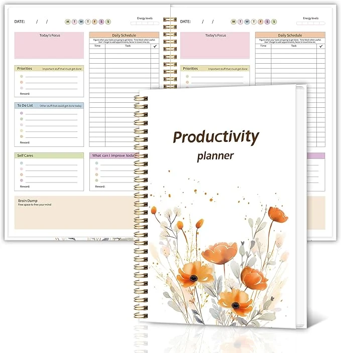 Premium ADHD Daily Planner with Hardcover Innovative