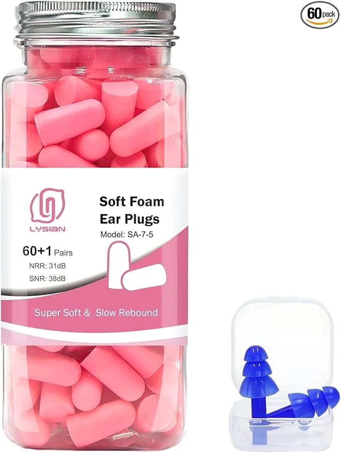 Stylish LYSIAN Ultra Soft Foam Ear Plugs Classic