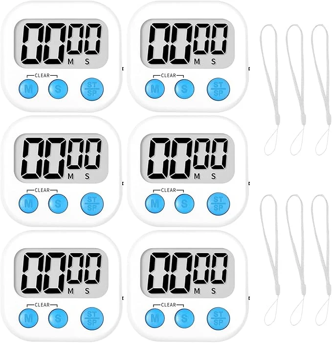 Optimized ZILLEEN Classroom Timer for Kids Teachers 6 Pack Digital Timers Quality