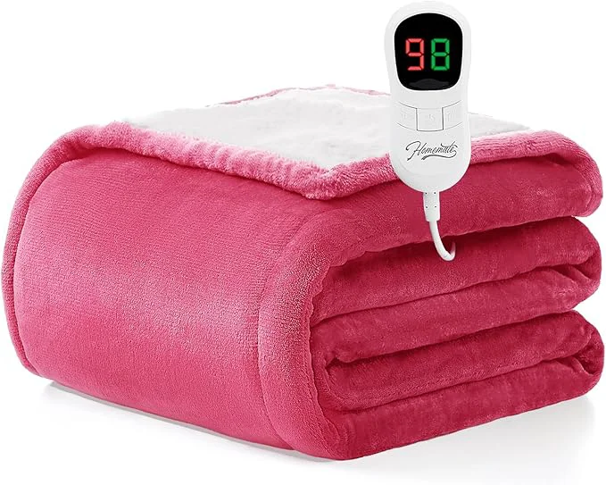 User-Friendly Homemate Electric Heated Blanket Twin Size Durable