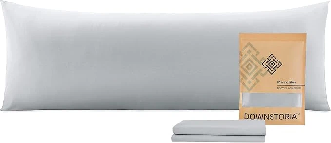 Stylish DOWNSTORIA Body Pillow Cover Ultra Soft Microfiber Long Pillowcase Envelope