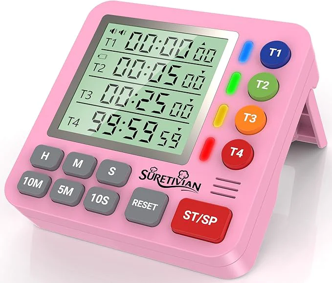 Stylish Digital Kitchen Timer for Cooking Convenient