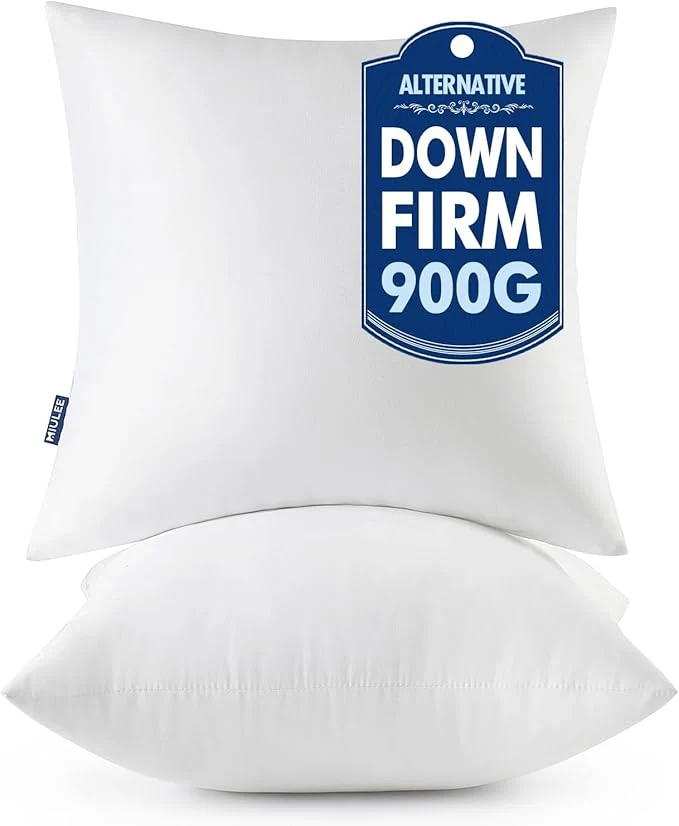 Functional MIULEE Throw Pillows Inserts First-Class