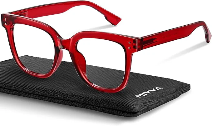 Powerful miyya Blue Light Glasses for Women Men – Oversized UV Blue Light Blocker Environmentally Friendly