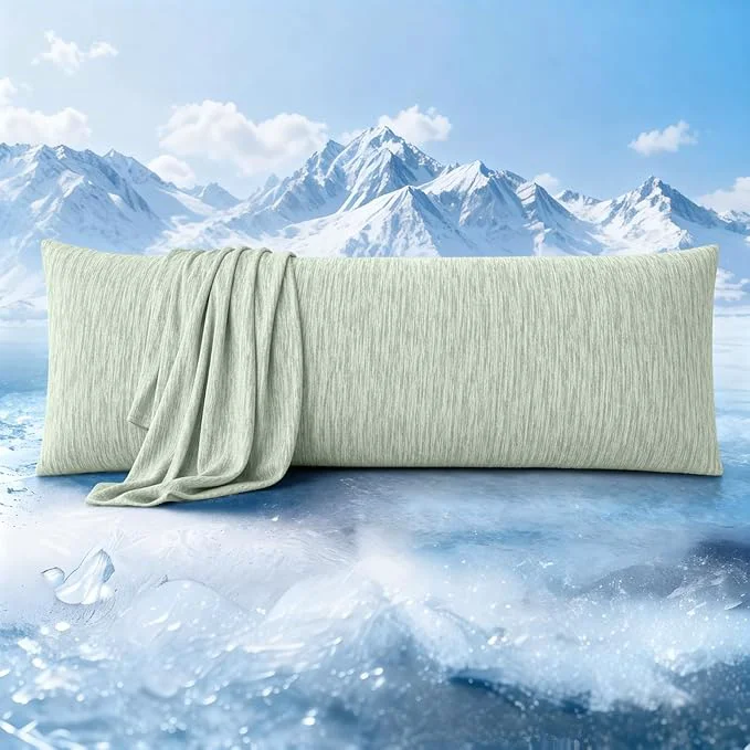 Effective ZonLi Cooling Body Pillowcase for Hot Sleepers Breathable Body Pillow Cover World-Class
