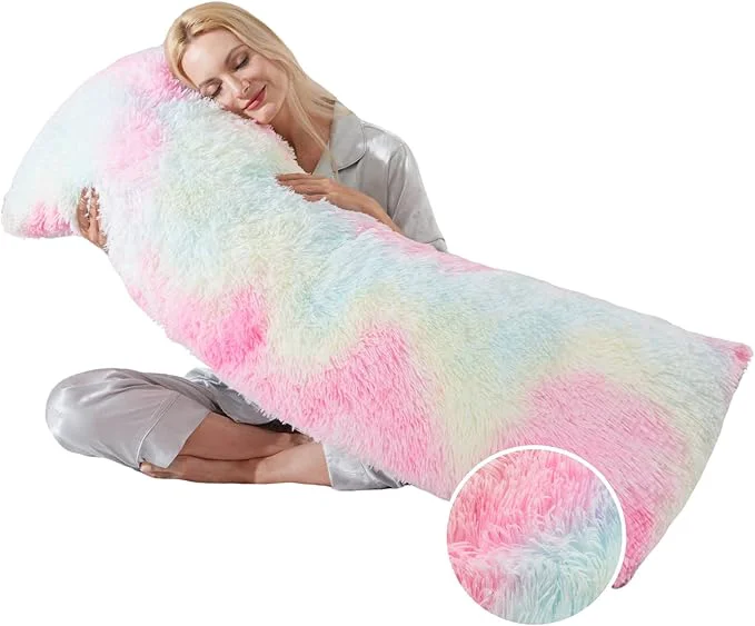 Comfortable WSOFRLAC Leg Pillow for Side Sleeping 20x54 Large Bolster Pillow for Bed High-Quality