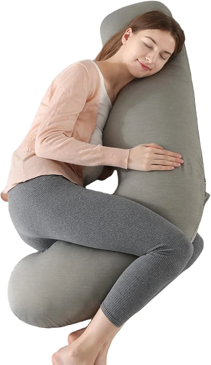 Eco-Friendly BATTOP Pregnancy Pillows with Cooling Cover Cooling Maternity Pillow High-Grade
