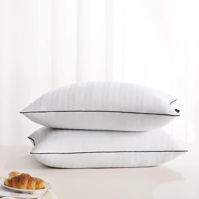 First-Class downluxe Bed Pillows Queen Size Set of 2 Clean