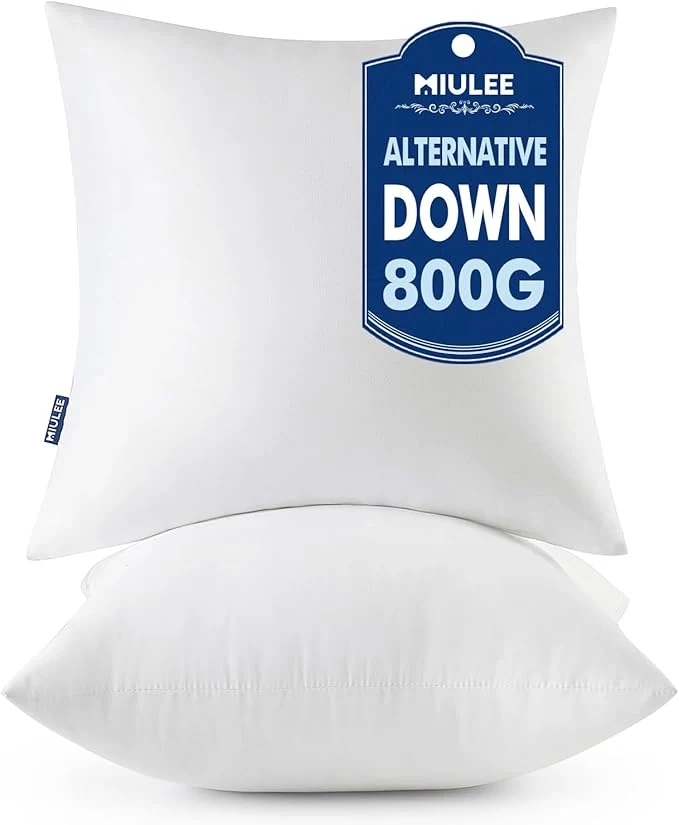 Professional MIULEE Throw Pillows Inserts Fine Crafted