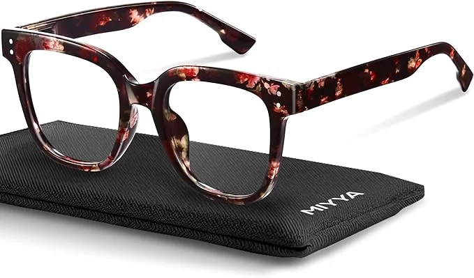 Fine Crafted miyya Blue Light Glasses for Women Men – Oversized UV Blue Light Blocker Exclusive