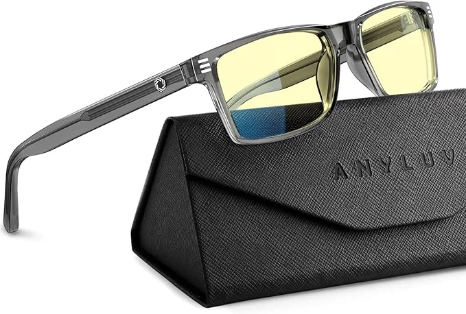 Solid ANYLUV Blue Light Glasses Men Woman Eye Strain Relief Eye Protection Dependable