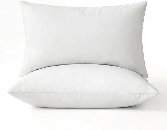 Detailed MIULEE 12x20 Pillow Inserts Decorative Fluffy Throw Pillow Inserts Cotton Easy-to-Use