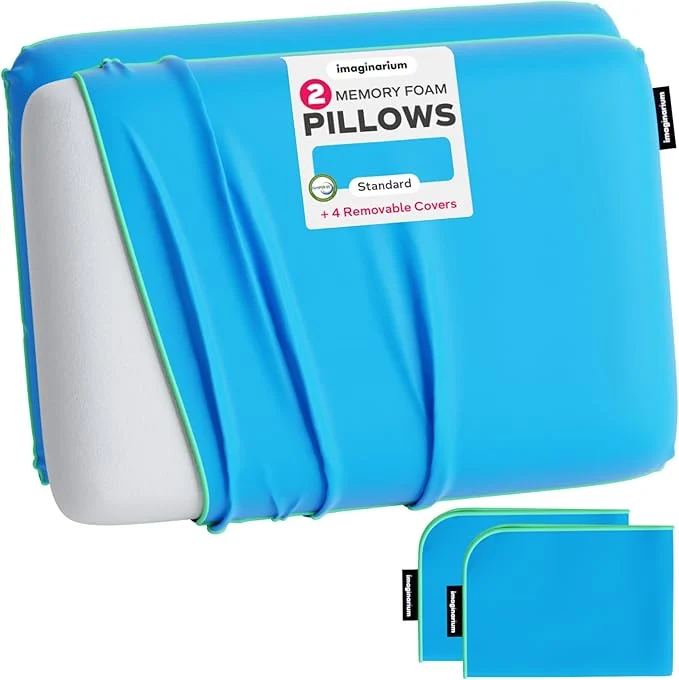 Flexible Imaginarium 2 Pack Memory Foam Pillows Durable