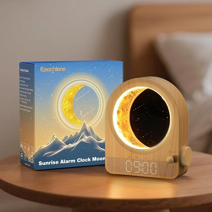 Carefully Designed Sunrise Alarm Clock Dual Alarms 30 60 90min Timer Easy Snooze User-Friendly