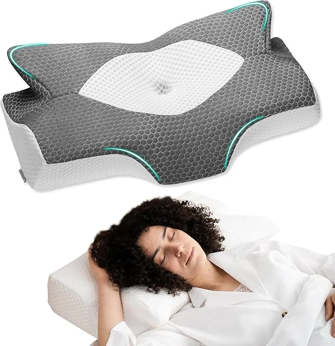 Premium Elviros Cervical Memory Foam Pillows Minimalist