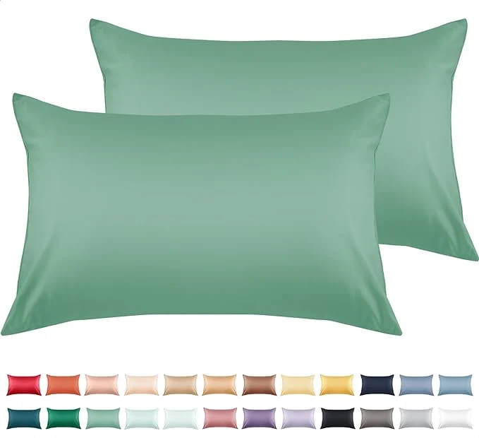 Dependable Warmstar Cotton Pillow Cases Standard Size Set of 2 600 Thread Count Relaxed
