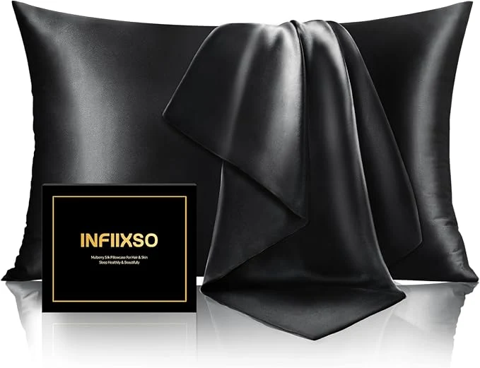Soft INFIIXSO Mulberry Silk Pillowcase Efficient