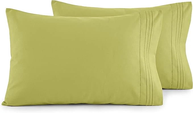 Verified Elegant Comfort Luxury Ultra-Soft 2-Piece Pillowcase Set Eco-Friendly