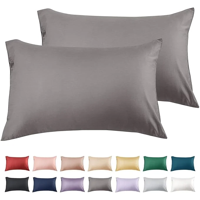 Superior Warmstar Cotton Pillow Cases Standard Size Set of 2 600 Thread Count Modern