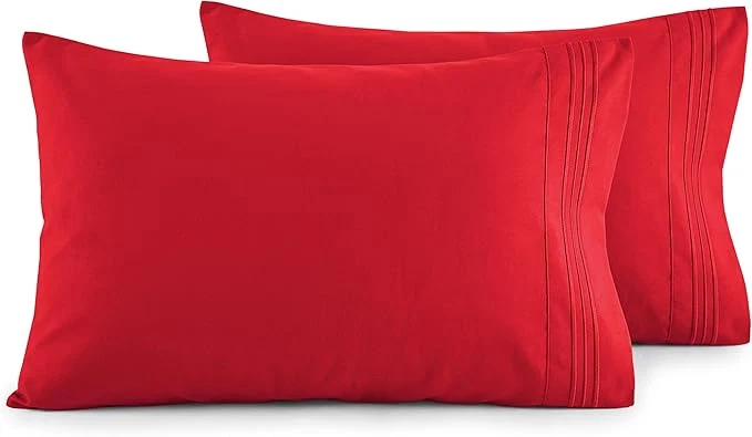 Convenient Elegant Comfort Luxury Ultra-Soft 2-Piece Pillowcase Set Genuine
