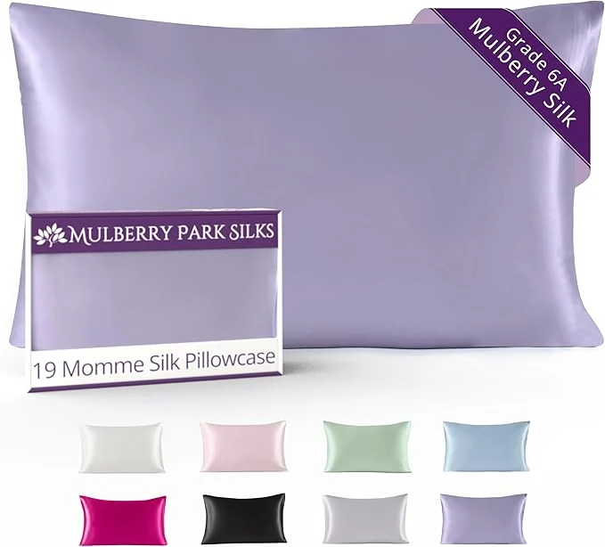 Expertly Made Mulberry Park Silk Pillowcase Solid