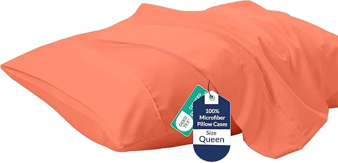 Expertly Made Royale Linens Queen Pillowcase Set of 2 Elite