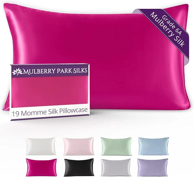 Lightweight Mulberry Park Silk Pillowcase Fast