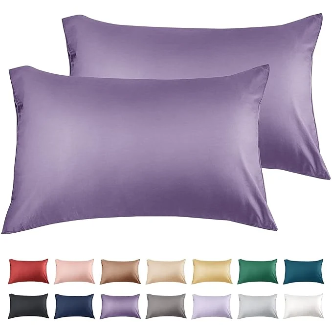 Quality Warmstar Cotton Pillow Cases Queen Size Set of 2 600 Thread Count Pillowcases Top-Quality
