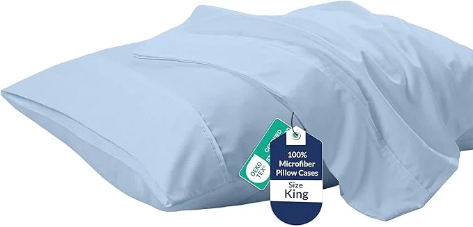 Next-Generation Royale Linens King Pillowcase Set of 2 Selected