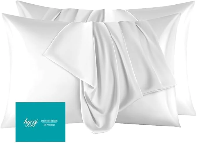 Verified Mulberry Silk Pillow Cases Set of 2 Both Sides Silk Pillowcase Trusted