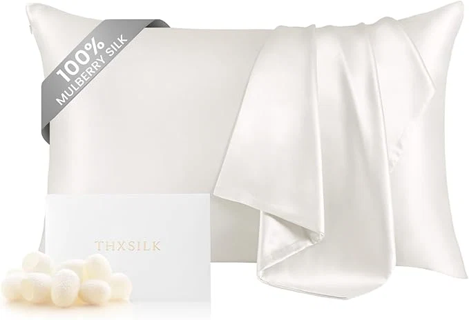 Minimalist THXSILK Silk Pillowcase for Hair and Skin Both Sides Grade 6A Mulberry World-Class