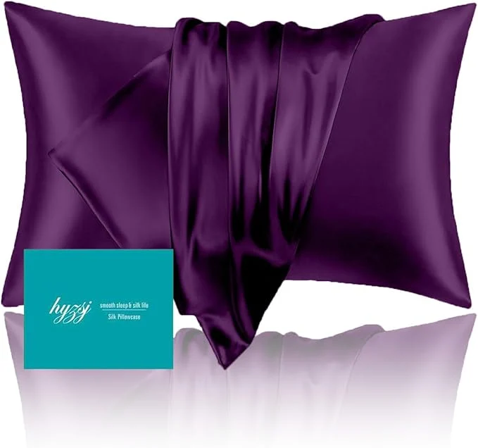 Fine Crafted Mulberry Silk Pillowcase for Hair and Skin Standard Size 20 X 26 Efficient