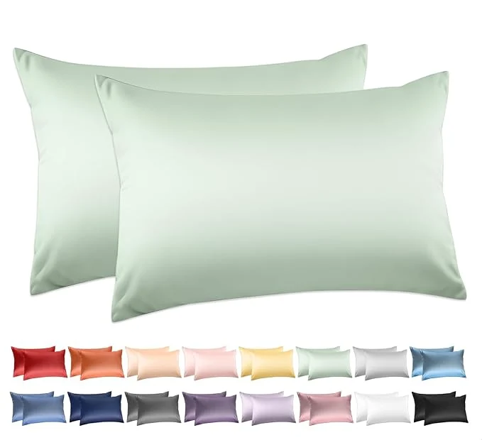 Secure Deep Dream Cotton Standard Pillowcases Set of 2 600 Thread Count Standard Professional