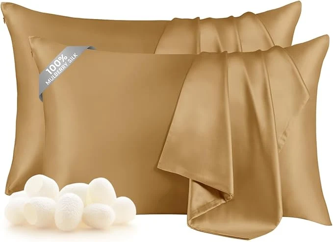 Healthy THXSILK Set of 2 Mulberry Silk Pillowcase Crafted