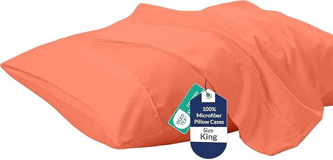 Lightweight Royale Linens King Pillowcase Set of 2 Verified