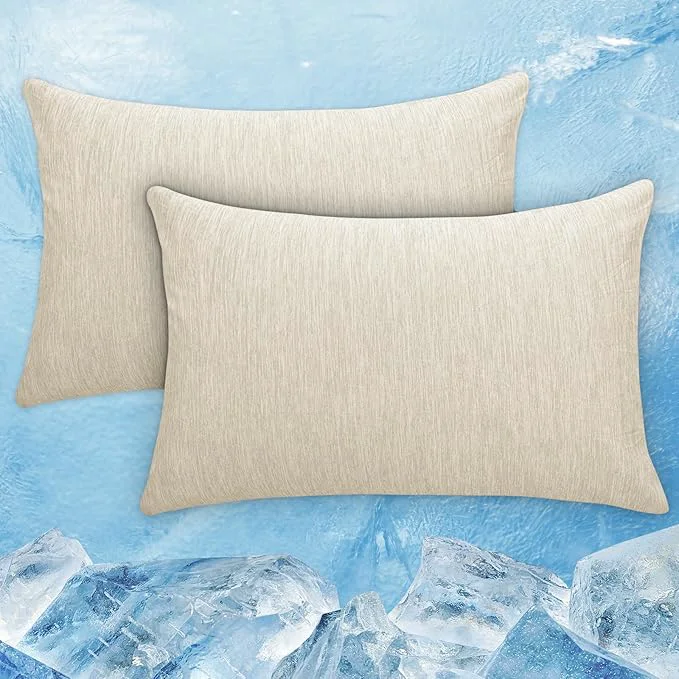 Relaxed CHOSHOME Cooling Pillow Cases Zipper Pillow Covers Q-Max 0.45 Zippered Responsible