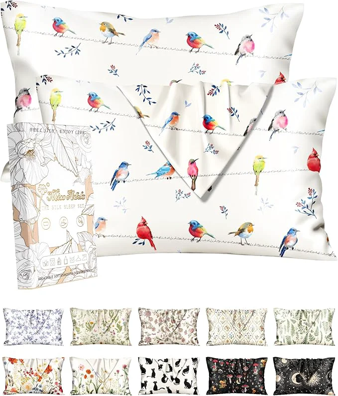 Soft Miss Adola 2 Pack Silk Pillowcase Refined