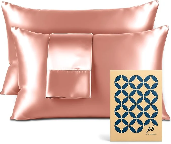 Premium Material Pure Bedding Satin Pillowcase 2 Pack Powerful