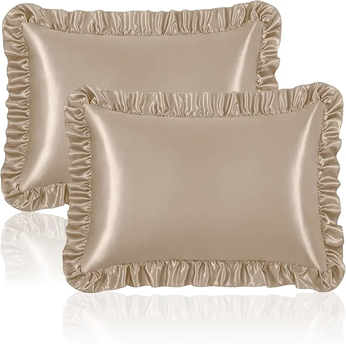 Original Homiest Ruffle Satin Pillowcase Advanced